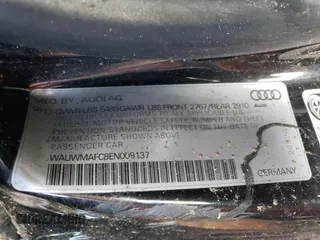 2014 Audi A7 3.0 TDI Premium Plus with VIN WAUWMAFC8EN009137, listed as a Copart auction lot 74821574 with 0 mi miles and Clean Title. Bid and sale history available at carsss.com. Image 12.