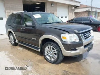 2006 Ford Explorer Eddie Bauer with VIN 1FMEU74876UA20844, listed as a IAAI auction lot 42090528 with 224,167 mi miles and . Bid and sale history available at DreamBid. Image 1.