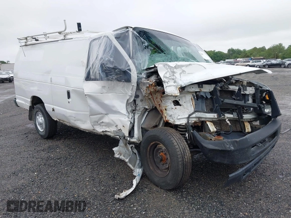 2008 Ford Econoline Cargo Commercial with VIN 1FTSS34L88DB44828, listed as a IAAI auction lot 42468260 with Not provided miles and . Bid and sale history available at DreamBid. Image 1.