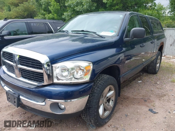 2007 Dodge 1500 SLT с VIN 1D7HU18287J511582, выставлен на аукционе IAAI как лот 42410151 с пробегом 151 001 миль миль и . История ставок и продаж доступна на DreamBid. Изображение 2.