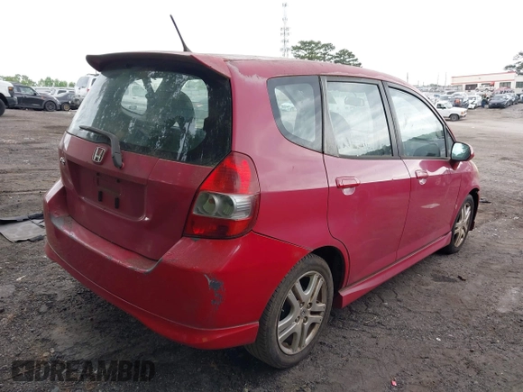 2008 Honda Fit Sport with VIN JHMGD386X8S064901, listed as a IAAI auction lot 42097535 with 221,759 mi miles. Bid and sale history available at carsss.com. Image 4.