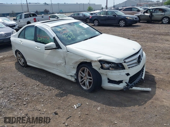 2012 Mercedes-Benz C 300 Sport with VIN WDDGF8BB2CA643903, listed as a IAAI auction lot 42570612 with 157,410 mi miles and . Bid and sale history available at DreamBid. Image 1.