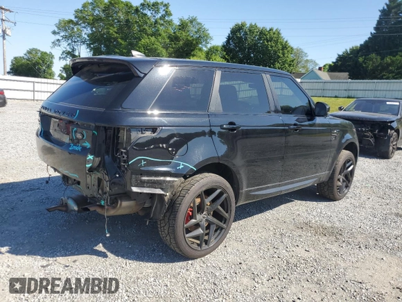 2020 Land Rover Range Rover Sport HSE z VIN SALWR2SU9LA717581, wystawiony jako Copart lot #54428025 z przebiegiem 54 708 mil mil oraz Szkoda całkowita • Salvage title. Historia ofert i sprzedaży dostępna na DreamBid. Obrazek 3.