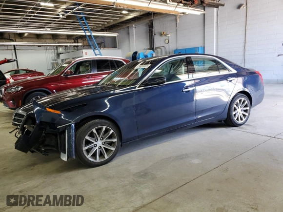 2016 Cadillac CTS Luxury Collection AWD with VIN 1G6AX5SS6G0126033, listed as a Copart auction lot 55636615 with 76,113 mi miles and Salvage title. Bid and sale history available at DreamBid. Image 1.