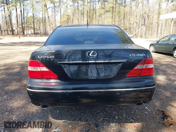 2005 Lexus LS 430 with VIN JTHBN36F355013969, listed as a IAAI auction lot 41887437 with 232,163 mi miles. Bid and sale history available at carsss.com. Image 17.