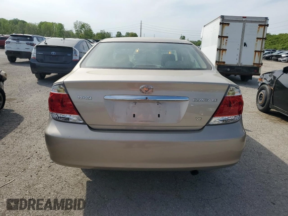 2005 Toyota Camry LE with VIN 4T1BF32K35U616312, listed as a Copart auction lot 50755484 with 41,045 mi miles and Salvage Title. Bid and sale history available at DreamBid. Image 6.