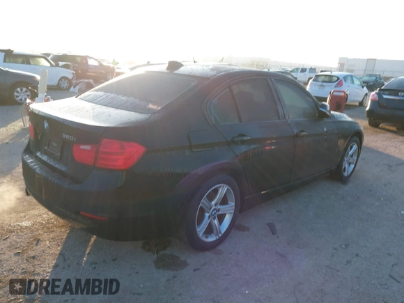 2015 BMW 3 Series 320i with VIN WBA3B1C53FP831476, listed as a IAAI auction lot 41219821 with 108,852 mi miles. Bid and sale history available at carsss.com. Image 4.