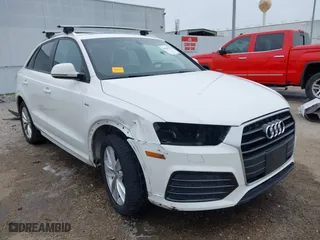 2018 Audi Q3 Premium with VIN WA1BCCFS1JR010439, listed as a IAAI auction lot 41641231 with 108,605 mi miles. Bid and sale history available at carsss.com. Image 6.