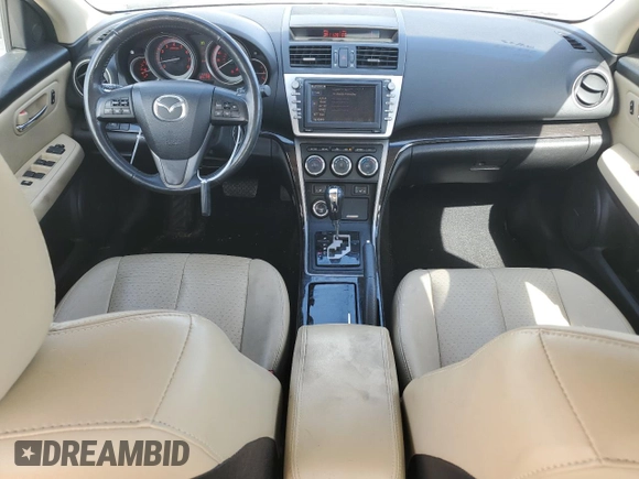 2012 Mazda 6 S Grand Touring with VIN 1YVHZ8CB3C5M01824, listed as a Copart auction lot 80911134 with 53,355 mi miles and Salvage Title. Bid and sale history available at DreamBid. Image 8.