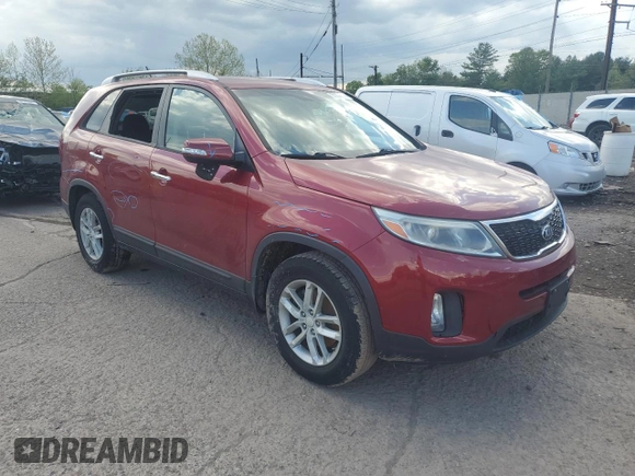 2014 Kia Sorento LX z VIN 5XYKT3A6XEG449692, wystawiony jako Copart lot #55324885 z przebiegiem 103 809 mil mil oraz Szkoda całkowita • Salvage title. Historia ofert i sprzedaży dostępna na DreamBid. Obrazek 4.