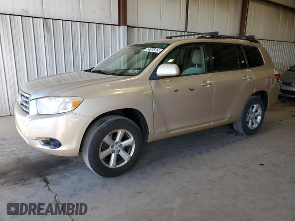 2010 Toyota Highlander with VIN JTEZK3EH1A2103785, listed as a Copart auction lot 54875155 with 189,790 mi miles and Salvage title. Bid and sale history available at DreamBid. Image 1.