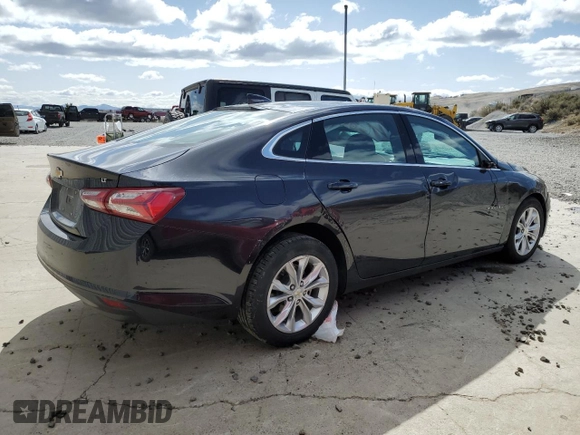2022 Chevrolet Malibu LT with VIN 1G1ZD5ST7NF130483, listed as a Copart auction lot 52500825 with 52,220 mi miles and Non Repairable. Bid and sale history available at DreamBid. Image 3.