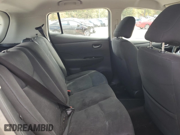 2015 Nissan LEAF SL with VIN 1N4AZ0CP3FC317142, listed as a Copart auction lot 79734984 with 77,437 mi miles and Salvage title. Bid and sale history available at DreamBid. Image 10.