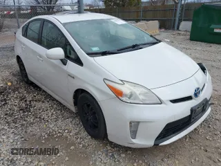 2012 Toyota Prius One with VIN JTDKN3DU6C5398119, listed as a IAAI auction lot 41891618 with 215,294 mi miles. Bid and sale history available at carsss.com. Image 1.