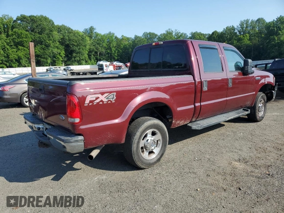 2006 Ford F-250 XL with VIN 1FTSW21536EA41022, listed as a Copart auction lot 62301375 with 122,922 mi miles and Salvage title. Bid and sale history available at DreamBid. Image 3.