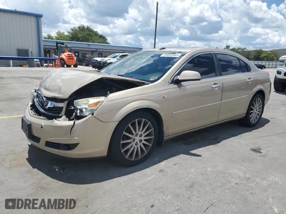 2007 Saturn Aura XR with VIN 1G8ZV57787F191063, listed as a Copart auction lot 55854943 with 154,408 mi miles and Salvage Title. Bid and sale history available at carsss.com. Image 1.