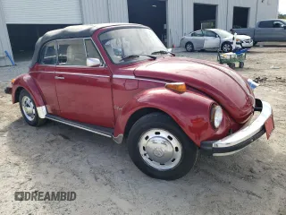 1975 Volkswagen Beetle with VIN 1552013711, listed as a Copart auction lot 80255914 with 69,112 mi miles and Salvage Title. Bid and sale history available at DreamBid. Image 4.