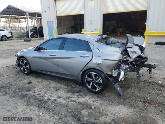 2023 Hyundai Elantra Limited with VIN KMHLP4AG7PU598727, listed as a Copart auction lot 45493825 with 81,829 mi miles and Non Repairable. Bid and sale history available at carsss.com. Image 2.