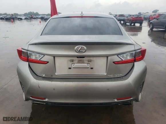 2015 Lexus RC 350 with VIN JTHHE5BC2F5004070, listed as a Copart auction lot 69823274 with 0 mi miles and Salvage Title. Bid and sale history available at carsss.com. Image 6.