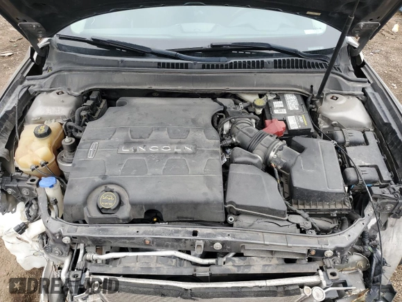 2016 Lincoln MKZ with VIN 3LN6L2JK3GR632168, listed as a Copart auction lot 53551865 with 107,968 mi miles and Salvage title. Bid and sale history available at DreamBid. Image 11.
