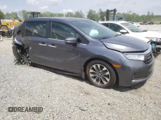 2024 Honda Odyssey EX-L с VIN 5FNRL6H62RB073573, выставлен на аукционе Copart как лот 55228105 с пробегом Не указан миль и Списание • Salvage title. История ставок и продаж доступна на DreamBid. Изображение 4.