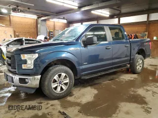 2015 Ford F-150 XLT with VIN 1FTEW1EP2FFC73690, listed as a Copart auction lot 61154355 with 145,389 mi miles and Salvage title. Bid and sale history available at DreamBid. Image 1.
