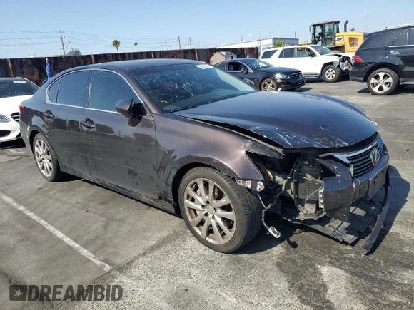 2013 Lexus GS 350 with VIN JTHBE1BL4D5006883, listed as a Copart auction lot 59996275 with 106,780 mi miles and Salvage title. Bid and sale history available at DreamBid. Image 4.