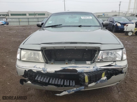 2004 Mercury Grand Marquis GS with VIN 2MEFM74W34X649223, listed as a Copart auction lot 51854155 with 124,398 mi miles and Salvage Title. Bid and sale history available at carsss.com. Image 5.