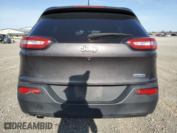 2018 Jeep Cherokee Latitude Plus with VIN 1C4PJLLB1JD542986, listed as a Copart auction lot 52150685 with 43,997 mi miles and Salvage Title. Bid and sale history available at carsss.com. Image 6.