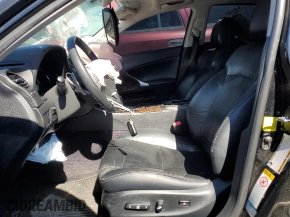 2013 Lexus IS 250 with VIN JTHBF5C20D5186440, listed as a Copart auction lot 48258995 with 142,054 mi miles and Salvage Title. Bid and sale history available at DreamBid. Image 7.