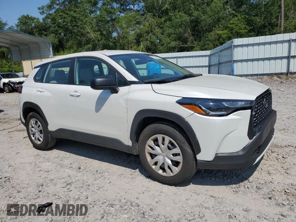2023 Toyota Corolla Cross L with VIN 7MUAAAAG7PV044822, listed as a Copart auction lot 57744765 with 12,839 mi miles and Salvage title. Bid and sale history available at DreamBid. Image 4.