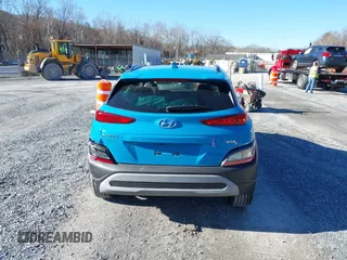 2023 Hyundai Kona SEL with VIN KM8K3CAB0PU961794, listed as a IAAI auction lot 41071018 with 8,988 mi miles and . Bid and sale history available at DreamBid. Image 16.