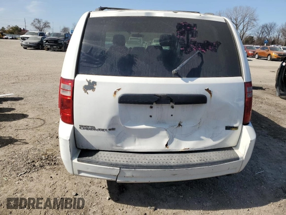 2008 Dodge Grand Caravan SE with VIN 2D8HN44H78R704047, listed as a Copart auction lot 47774145 with 219,316 mi miles and Salvage Title. Bid and sale history available at DreamBid. Image 6.