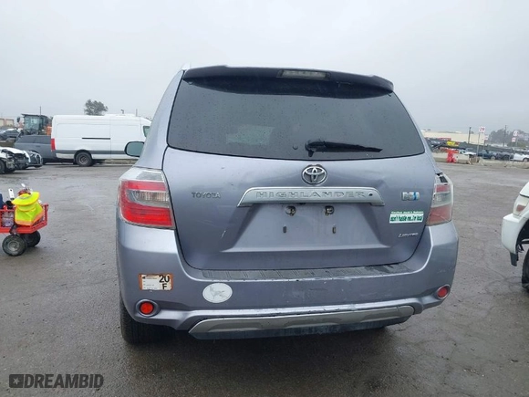 2009 Toyota Highlander Hybrid Limited with VIN JTEEW44A592033233, listed as a IAAI auction lot 41786543 with 120,841 mi miles. Bid and sale history available at carsss.com. Image 16.