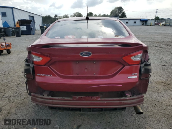 2013 Ford Fusion SE with VIN 3FA6P0HR7DR146786, listed as a Copart auction lot 53943455 with 161,252 mi miles and Salvage Title. Bid and sale history available at DreamBid. Image 6.