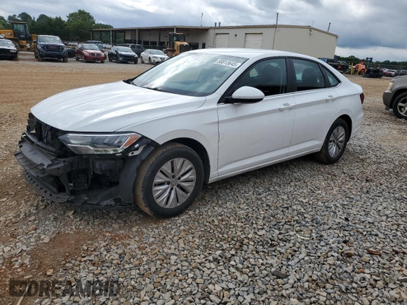 2019 Volkswagen Jetta S with VIN 3VWC57BU6KM087584, listed as a Copart auction lot 58813645 with 138,089 mi miles and Salvage title. Bid and sale history available at DreamBid. Image 1.