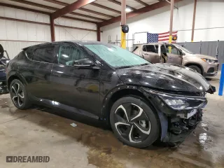 2022 Kia EV6 GT-Line with VIN KNDC4DLC4N5060047, listed as a Copart auction lot 63613764 with 45,650 mi miles and Salvage Title. Bid and sale history available at carsss.com. Image 4.