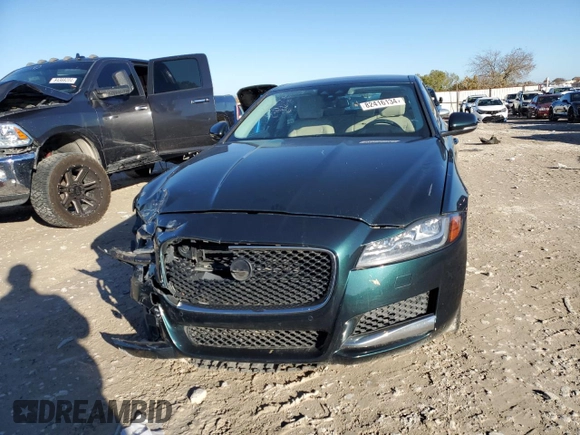 2017 Jaguar XF 35t Prestige with VIN SAJBE4BV2HCY34812, listed as a Copart auction lot 82416134 with 56,955 mi miles and Salvage Title. Bid and sale history available at carsss.com. Image 5.