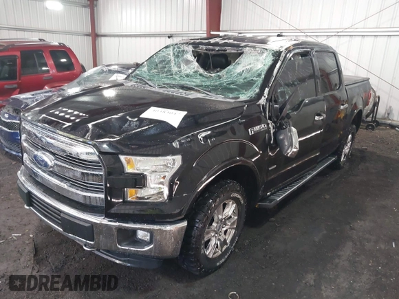 2016 Ford F-150 XLT with VIN 1FTEW1EG6GFC57493, listed as a IAAI auction lot 40383047 with 104,712 mi miles. Bid and sale history available at carsss.com. Image 2.