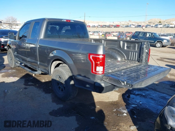 2016 Ford F-150 XL with VIN 1FTEX1CP9GKE73653, listed as a IAAI auction lot 41221832 with 95,028 mi miles and . Bid and sale history available at carsss.com. Image 3.