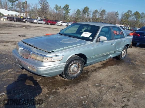 1996 Mercury Grand Marquis GS with VIN 2MELM74W7TX702815, listed as a IAAI auction lot 41452207 with 269,305 mi miles and . Bid and sale history available at DreamBid. Image 16.