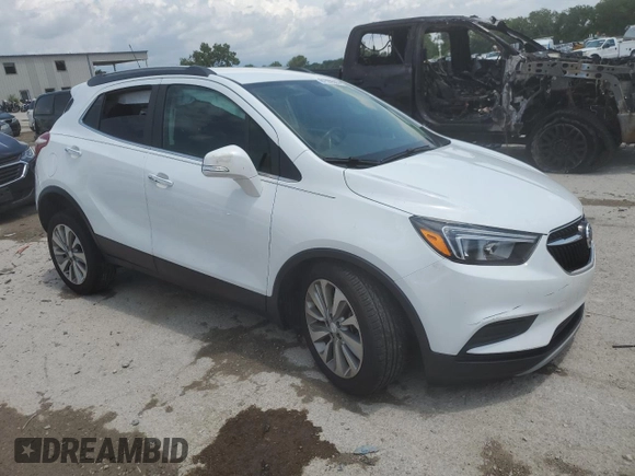 2017 Buick Encore Preferred with VIN KL4CJASB8HB238512, listed as a Copart auction lot 61599505 with 70,439 mi miles and Salvage title. Bid and sale history available at DreamBid. Image 4.