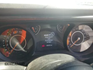 2024 Jeep Wrangler Sport with VIN 1C4PJXKN5RW237039, listed as a Copart auction lot 61205175 with 15,012 mi miles and Non repairable. Bid and sale history available at DreamBid. Image 9.