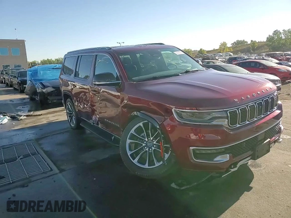 2023 Jeep Wagoneer Series II Carbide with VIN 1C4SJVBP3PS526909, listed as a Copart auction lot 74382694 with 21,949 mi miles and Salvage title. Bid and sale history available at DreamBid. Image 14.