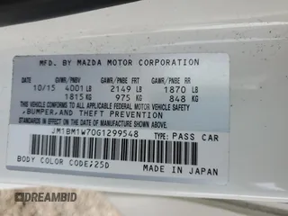 2016 Mazda 3 i Touring z VIN JM1BM1W70G1299548, wystawiony jako Copart lot #52575085 z przebiegiem 136 964 mil mil oraz Szkoda całkowita • Salvage title. Historia ofert i sprzedaży dostępna na DreamBid. Obrazek 12.