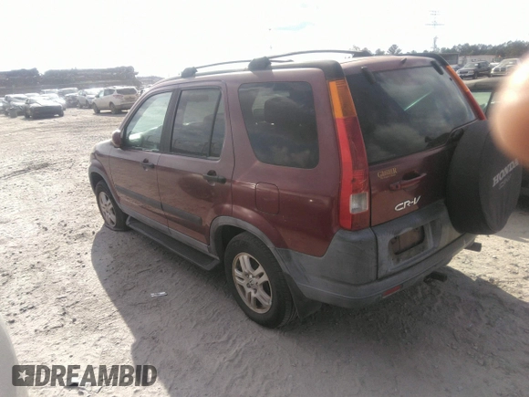 2002 Honda CR-V EX with VIN SHSRD788X2U008814, listed as a IAAI auction lot 41016545 with 190,580 mi miles. Bid and sale history available at carsss.com. Image 3.