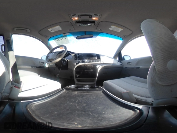 2013 Toyota Sienna LE with VIN 5TDJK3DC8DS056730, listed as a IAAI auction lot 41141247 with 166,579 mi miles and . Bid and sale history available at DreamBid. Image 21.