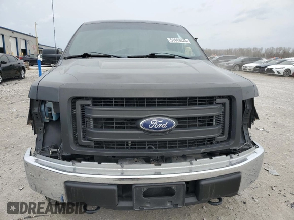 2014 Ford F-150 XL with VIN 1FTFX1EF9EKG08829, listed as a Copart auction lot 51449025 with 102,350 mi miles and Salvage Title. Bid and sale history available at carsss.com. Image 5.