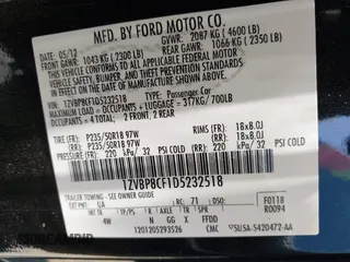 2013 Ford Mustang GT with VIN 1ZVBP8CF1D5232518, listed as a IAAI auction lot 42532816 with 170,412 mi miles and . Bid and sale history available at DreamBid. Image 9.