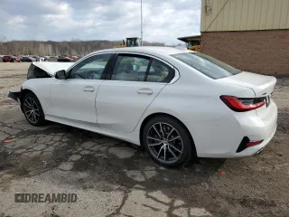 2021 BMW 3 Series 330i xDrive with VIN 3MW5R7J02M8B69061, listed as a Copart auction lot 42602125 with 0 mi miles and Salvage Title. Bid and sale history available at carsss.com. Image 2.